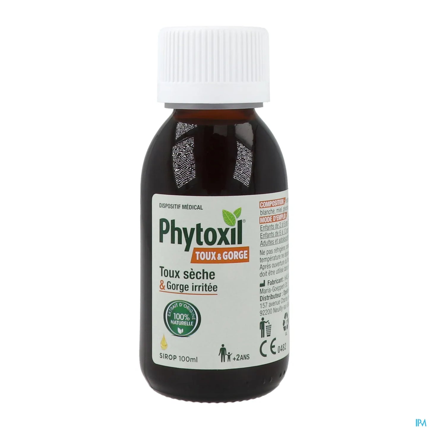 Sanofi Phytoxil Sirop Toux Et Gorge Miel 100ml