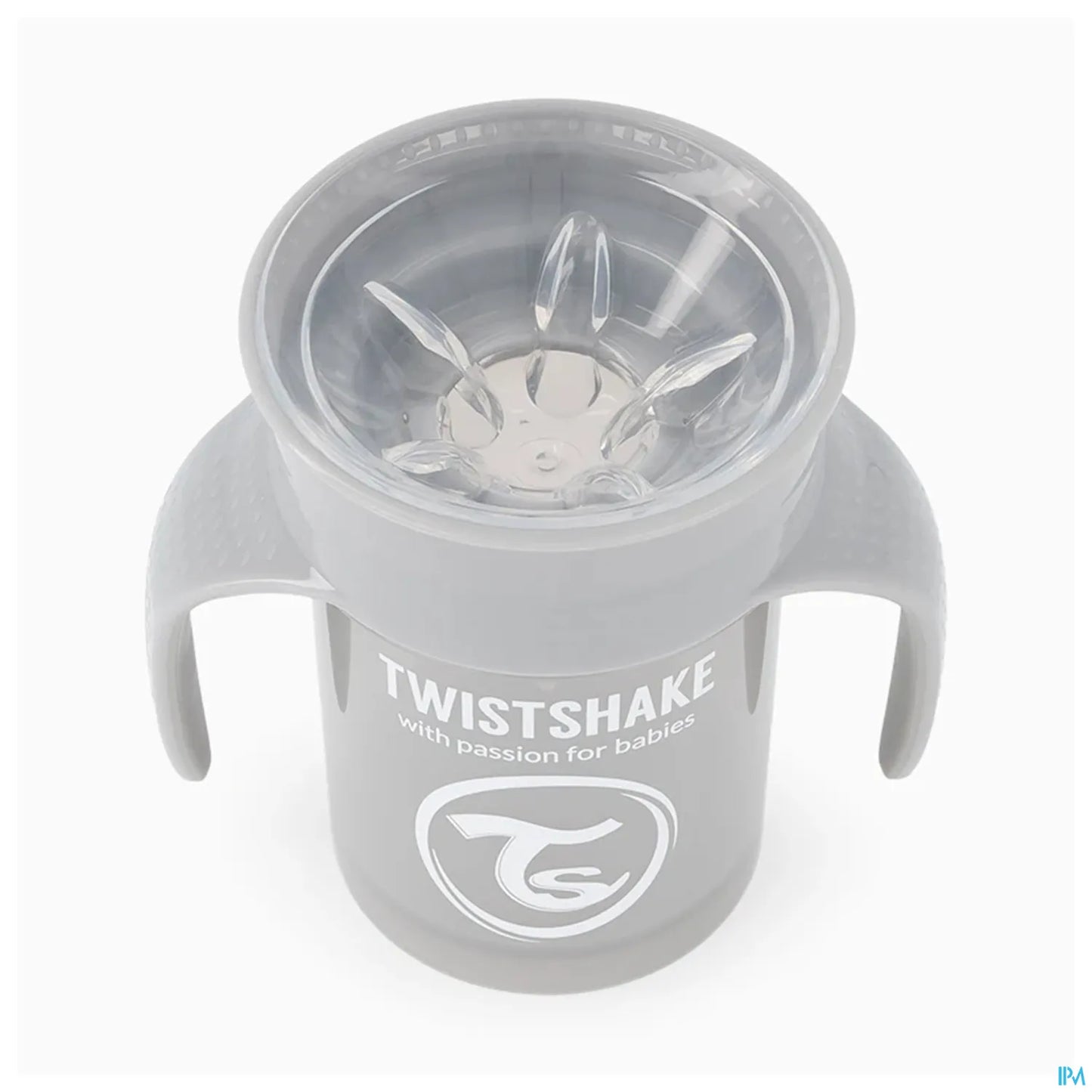 Twistshake Tasse 360 230 mL Gris 6 Mois et Plus