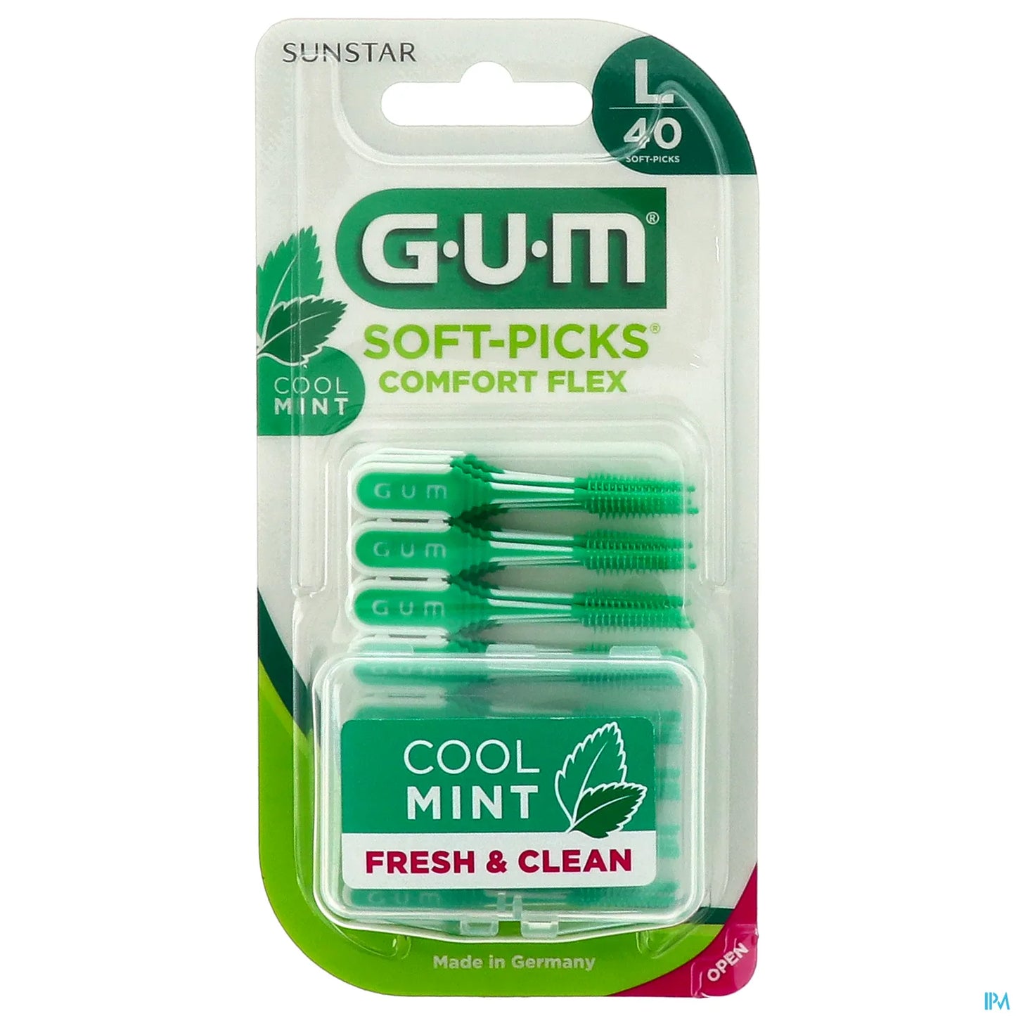G.U.M Soft-Picks Comfort Flex Mint Large 40 Unités