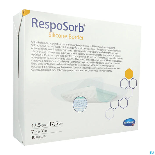 RespoSorb Silicone Border 17,5 x 17,5 cm boîte de 10