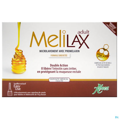 Melilax Adult 6 Microenemas of 10g