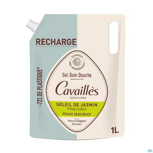 Gel Bain Douche Jasmin Recharge 1 L