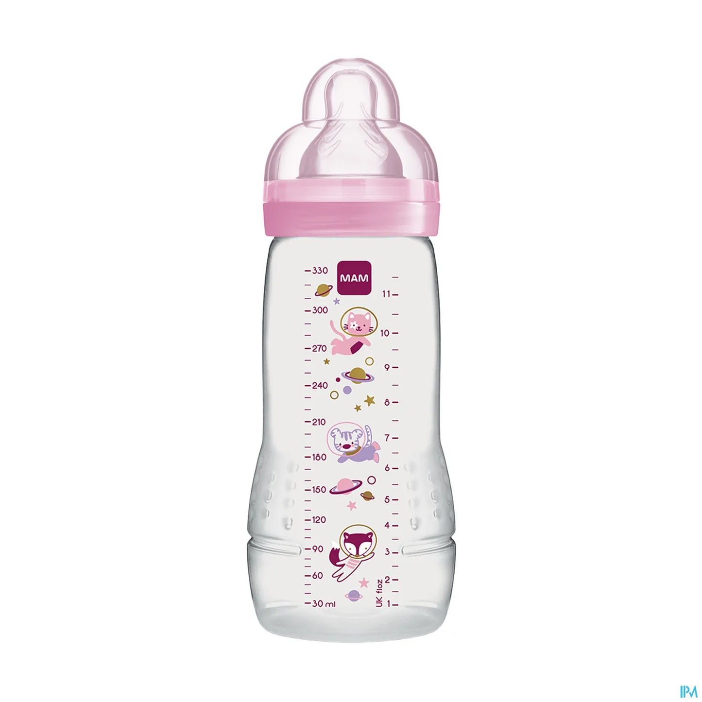 Biberon Easy Active 2ème Âge Rose 330ml
