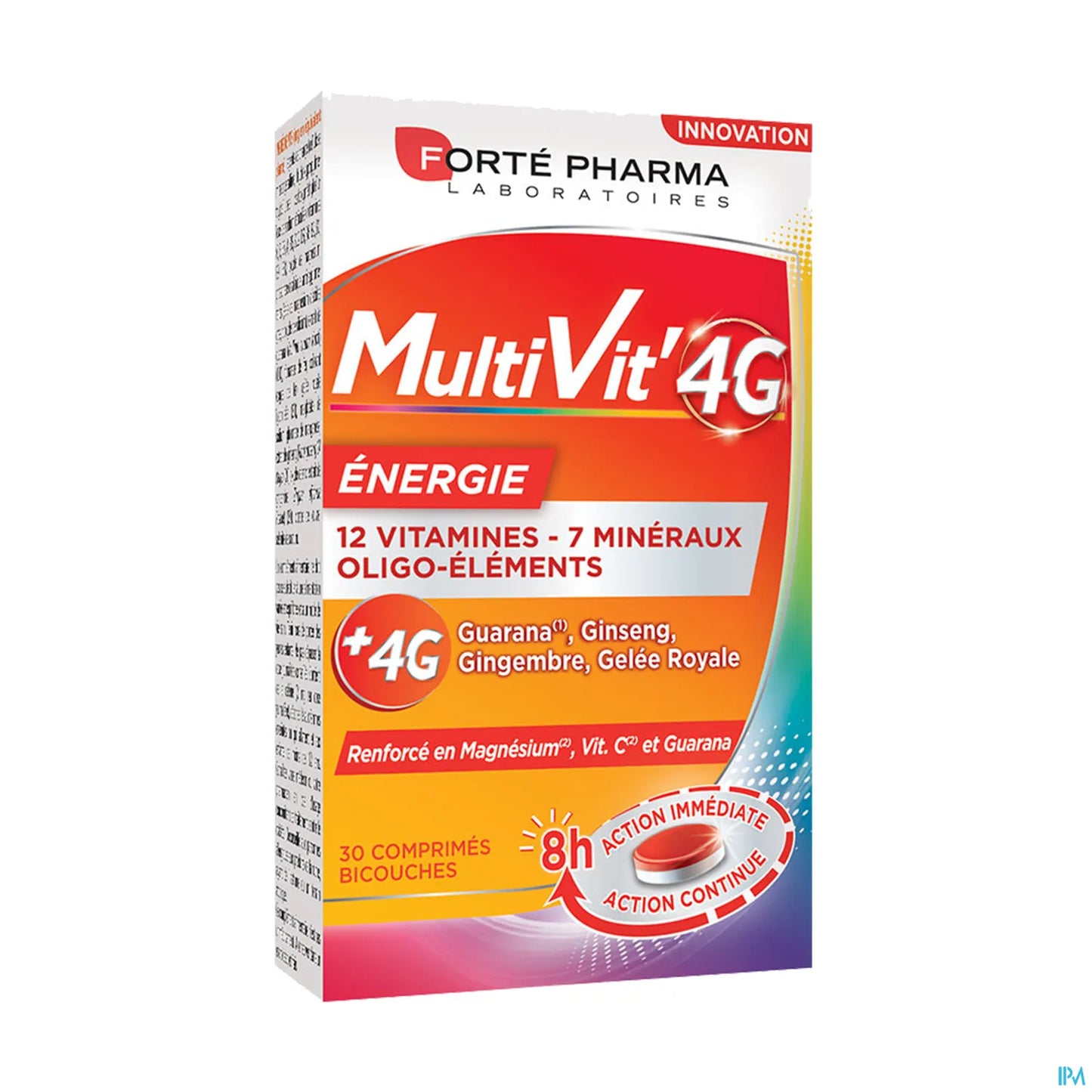 MultiVit'4G Énergie 30 Comprimés
