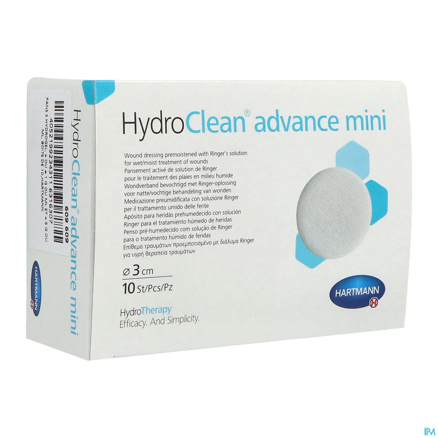 HydroClean Advance Pans 3 cm Boîte 10 unités