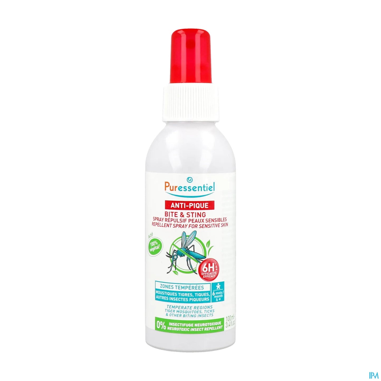 Spray repellente anti-morso per pelli sensibili 100 ml