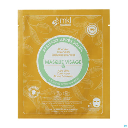 Green Nature Masque Visage Apaisant Bio-Cellulose 1 Unité