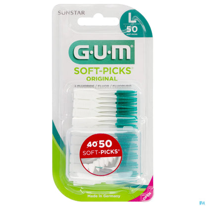 GUM Soft Picks Original Large Interdental Stick 50 Units