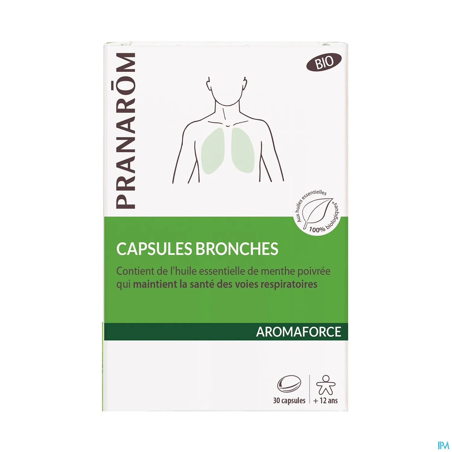 Aromaforce Bronches 75 mg 30 Capsules