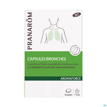 Aromaforce Bronches 75 mg 30 Capsules