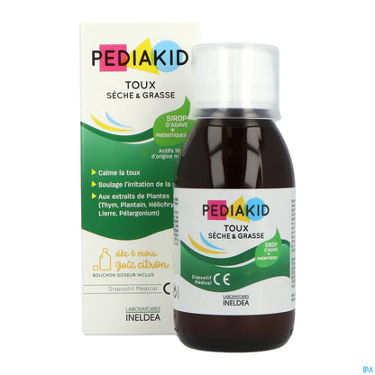 Ineldea Pediakid Dry and Chesty Cough Syrup 125ml
