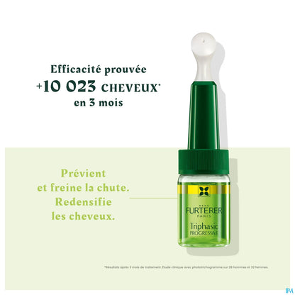 Triphasic Progressive Traitement antichute 8 x 5,5 ml