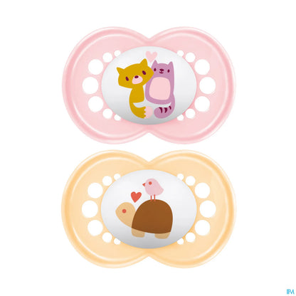 Sucette Original Classique 6M Silicone 2 Pièces