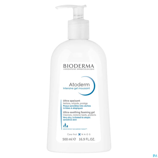 Atoderm Intensive Gel Moussant Ultra-Apaisant 500ml
