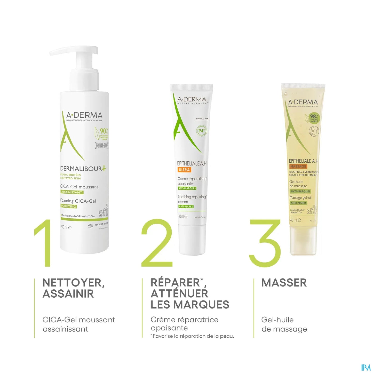 Epitheliale A H Gel Huile de Massage 100 mL