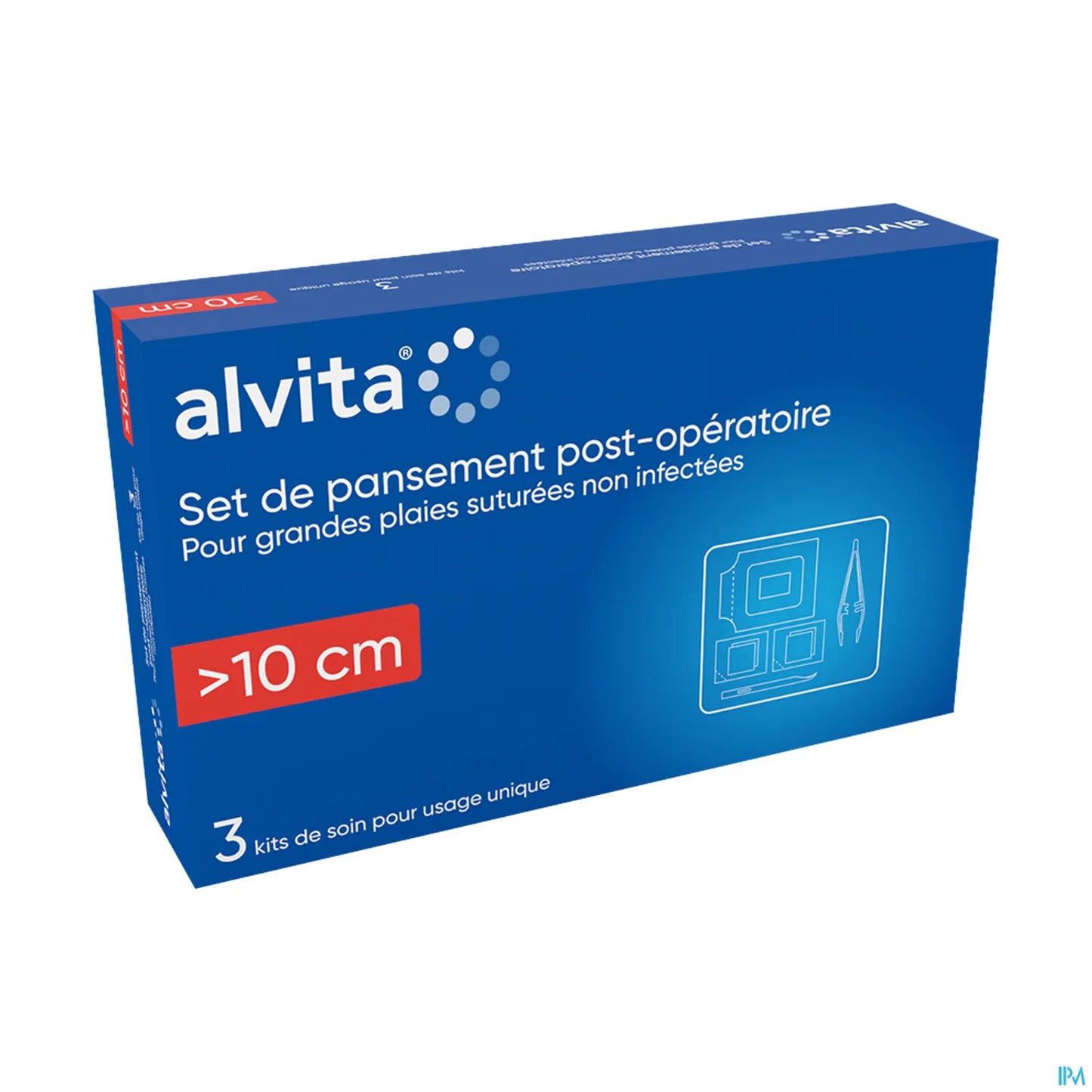 Set Pansement Post Operatoire >10 cm 3 unités
