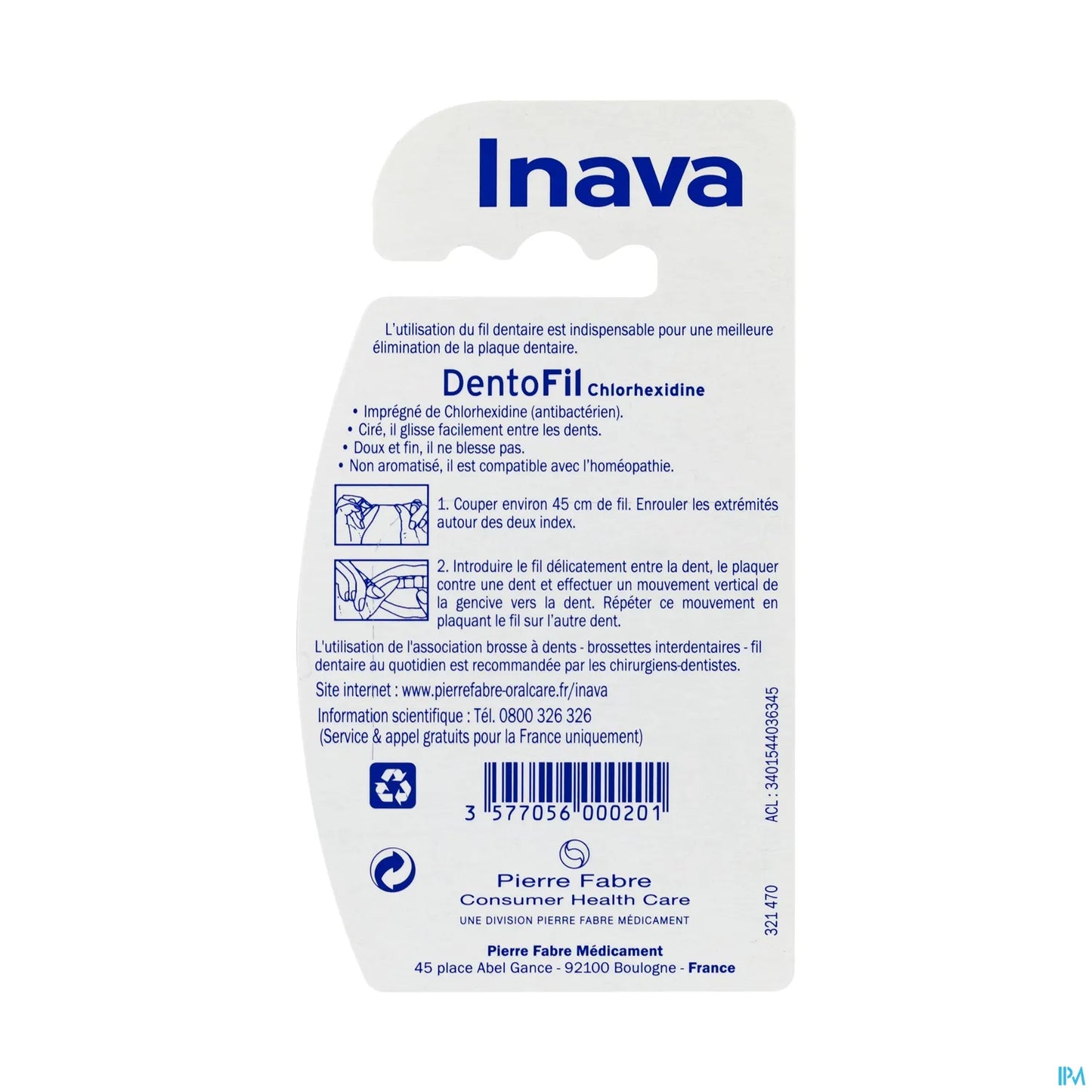 Dentofil Chlorhexidine Fil Dentaire 50m