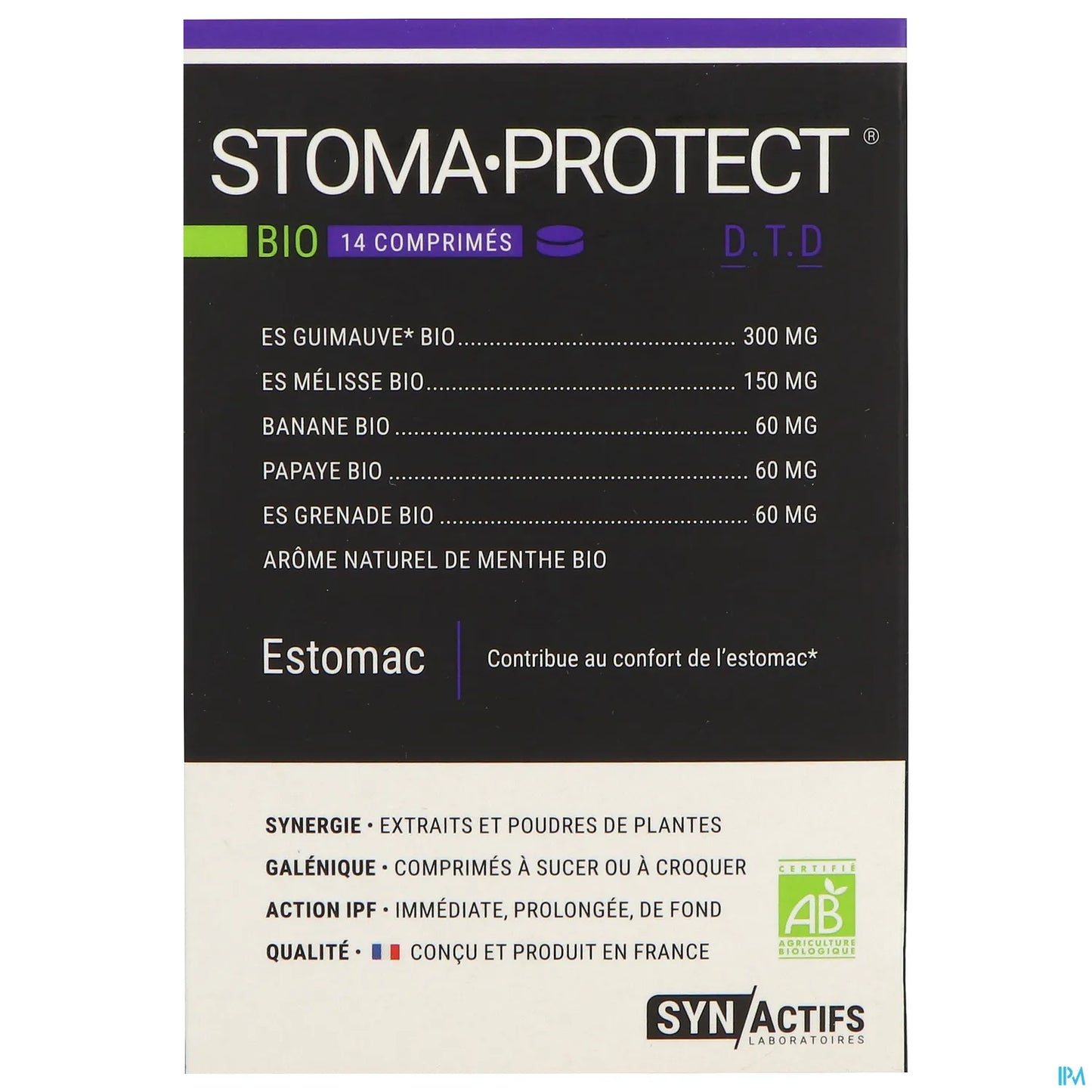 Synactifs StomaProtect Bio 14 Compresse