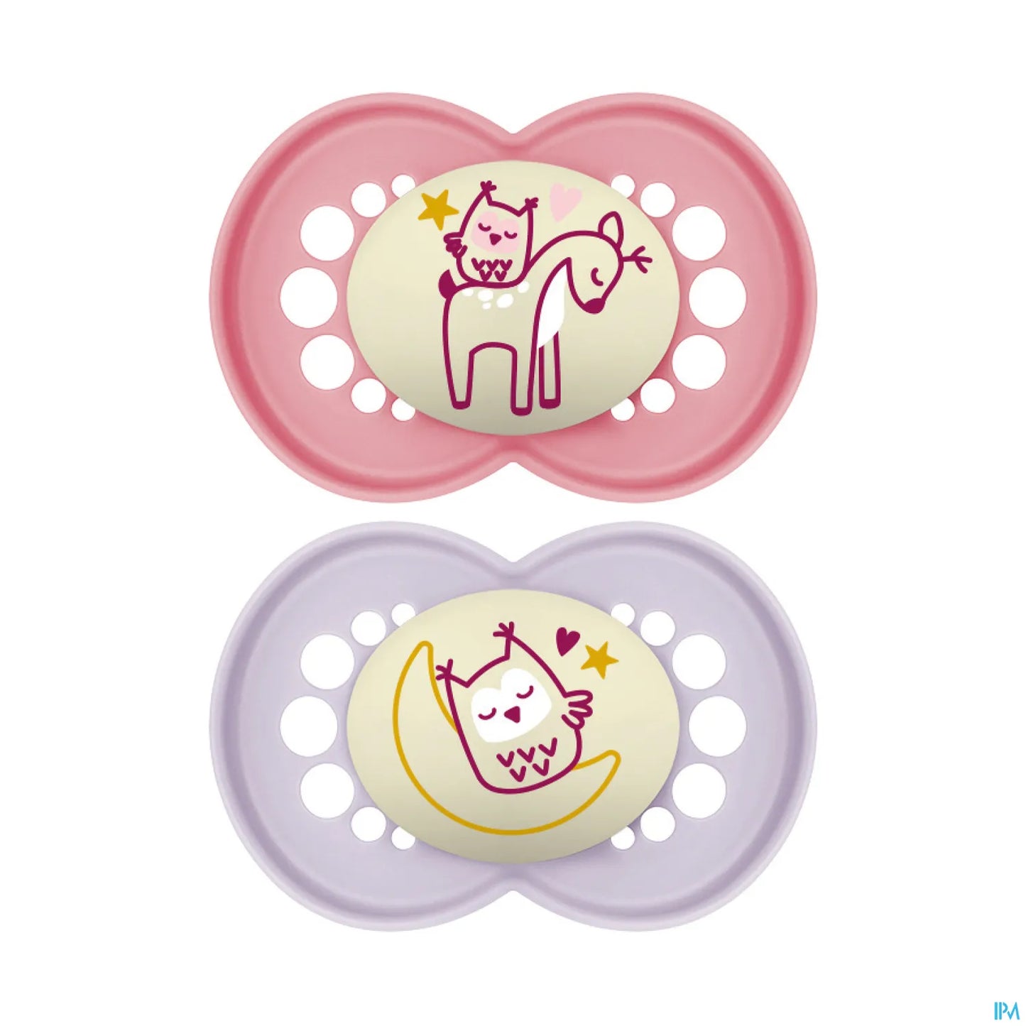 Sucette Original Nuit Silicone +18 Mois Lot de 2