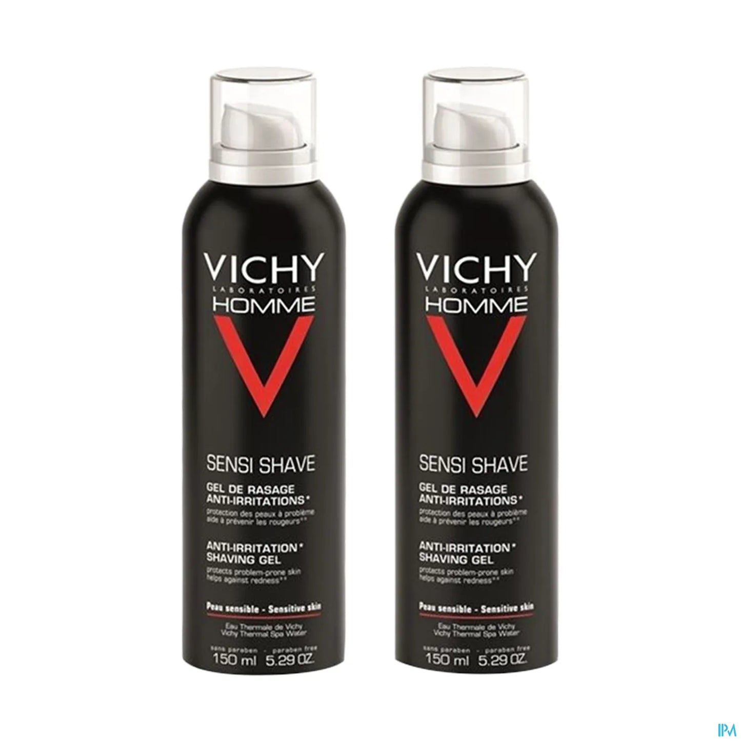 Gel de Rasage Peaux Sensibles 2x150 mL