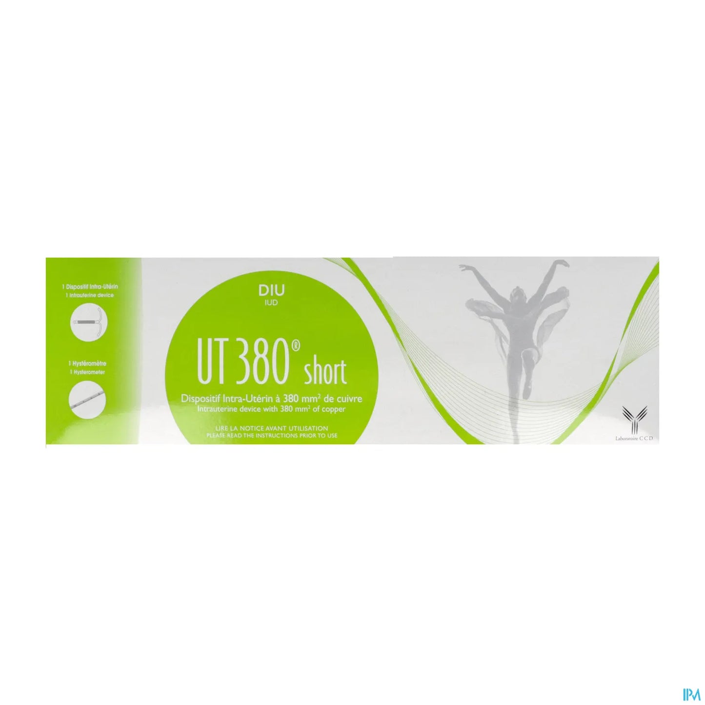 Dispositif Intra Utérin UT 380 Short T boîte de 1