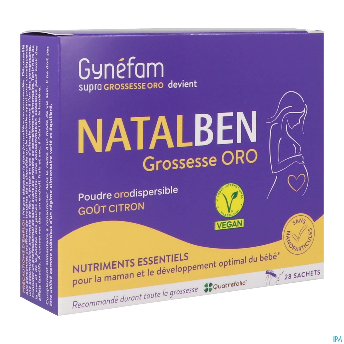 Natalben Grossesse Oro Poudre Sachets 28 unités