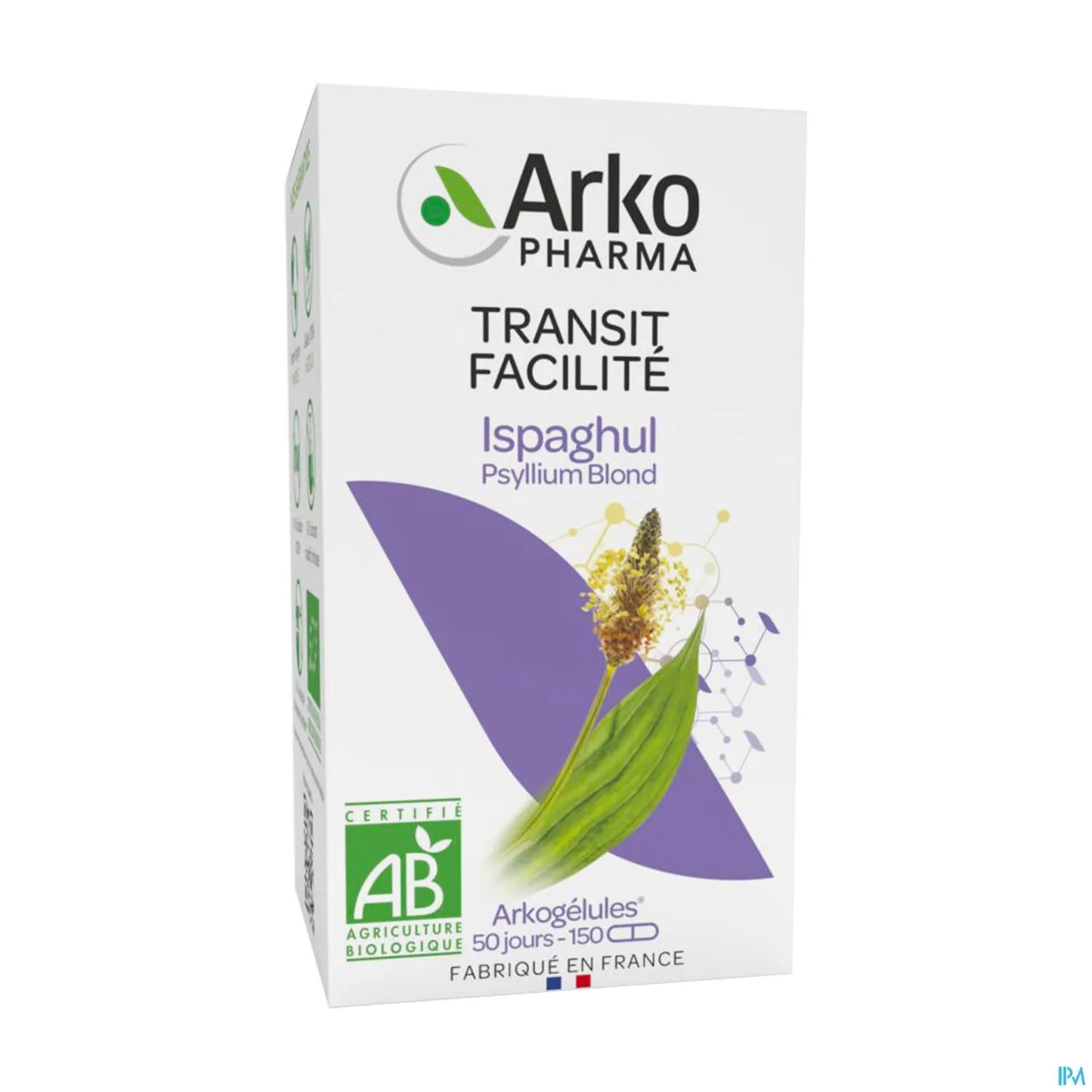 Arkogélules Bio Ispaghul Mucivital 1290 mg de Téguments 45 Gélules