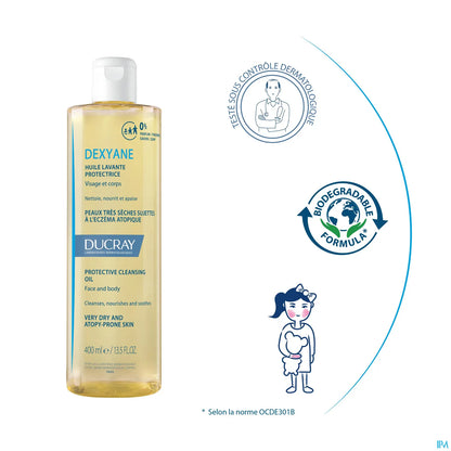 Dexyane Huile Lavante Protectrice 400 ml
