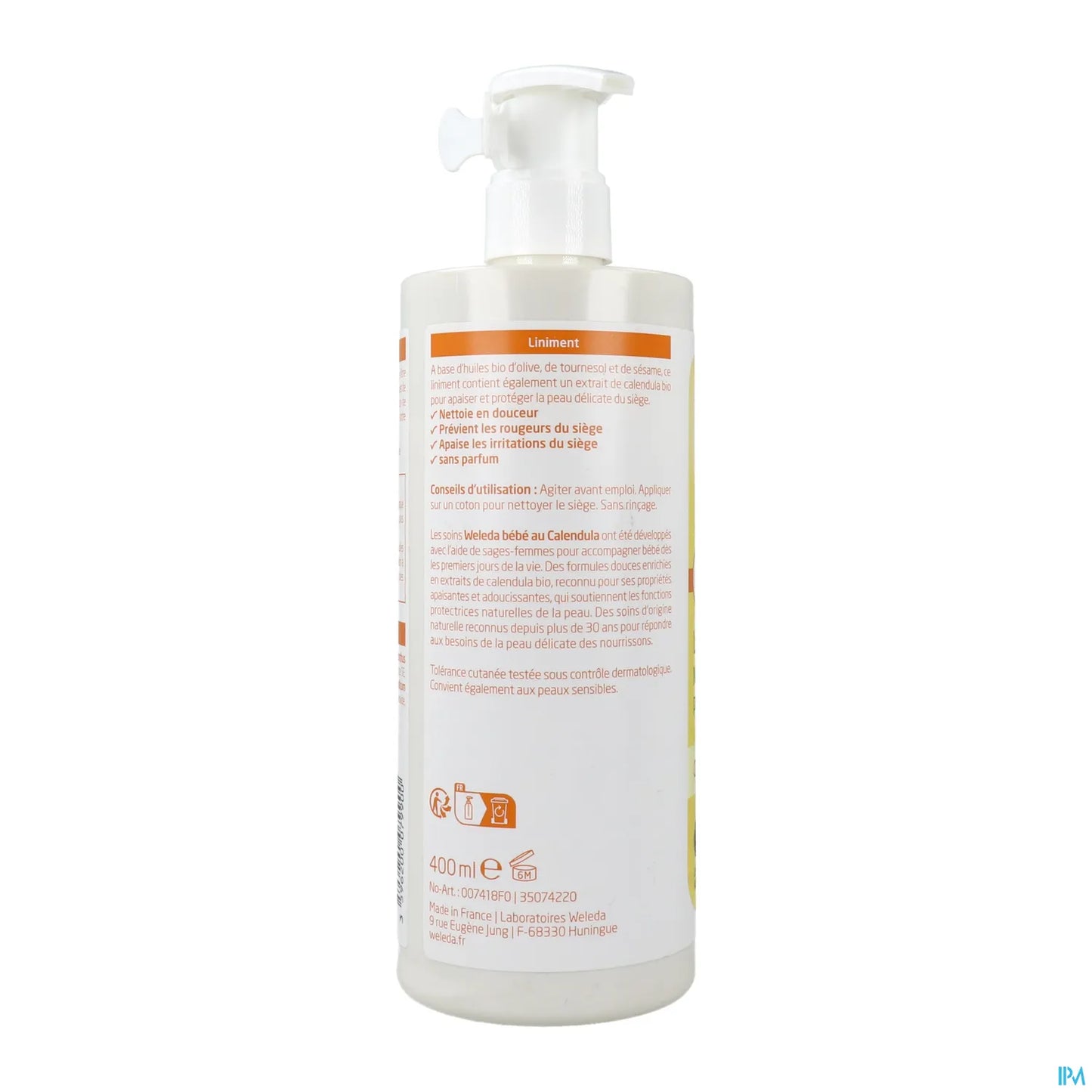 Linimento alla Calendula per bambini 400 ml