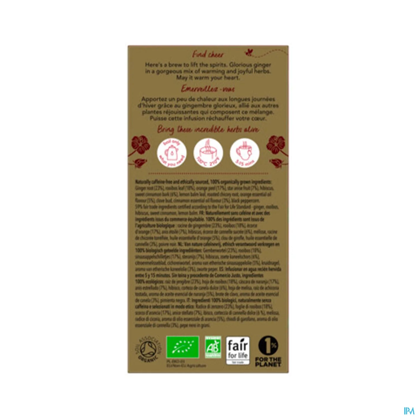 Infusion Hiver Enchanté Bio 20 Sachets