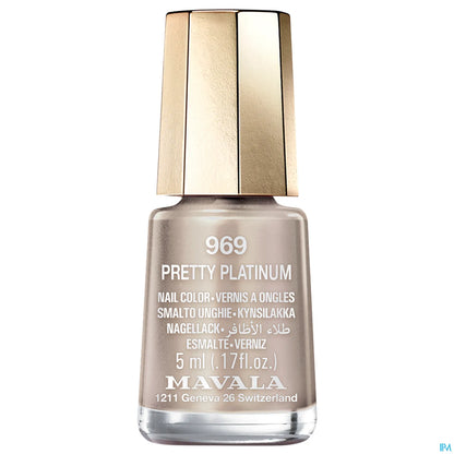 Mini Vernis à Ongles Pretty Platinum 969 5ml