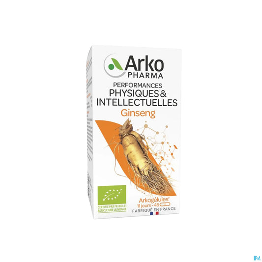 Arkogélules BIO Ginseng 1560mg Root 45 Capsules