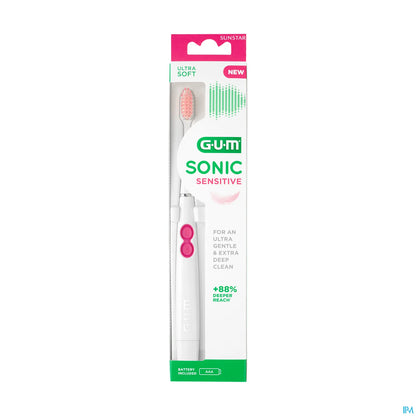 Spazzolino elettrico a batteria GUM Sonic Sensitive 4101