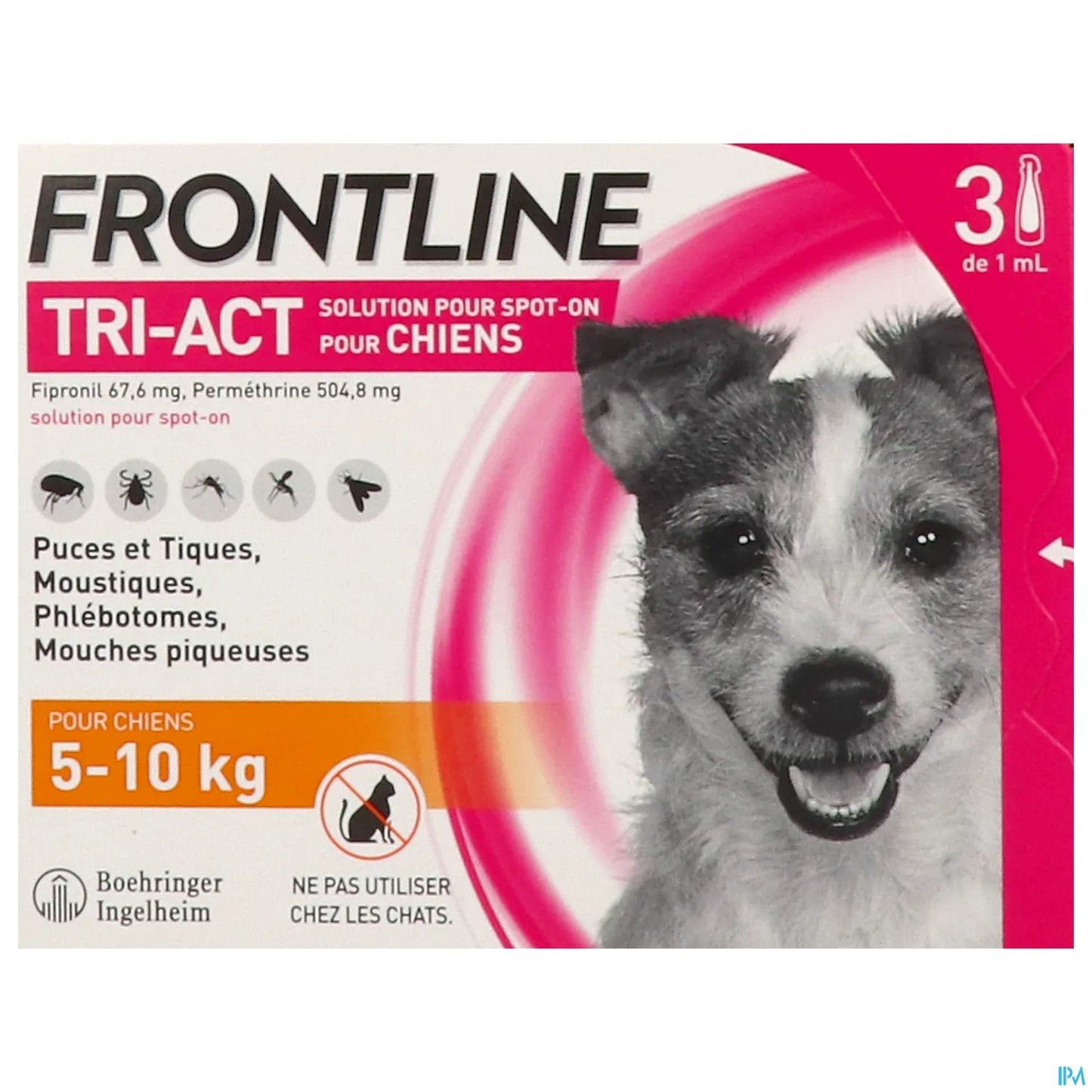 Merial Frontline Tri-Act Dogs 5-10 kg 3 Pipettes