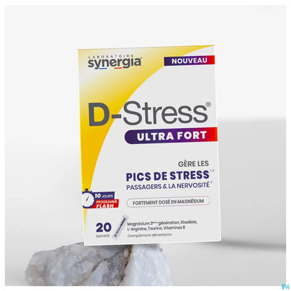 Synergia D Stress Ultra Fort boite de 20 sachets