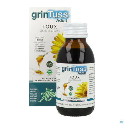 GRINTUSS Sciroppo per la tosse secca e grassa per adulti 128 g