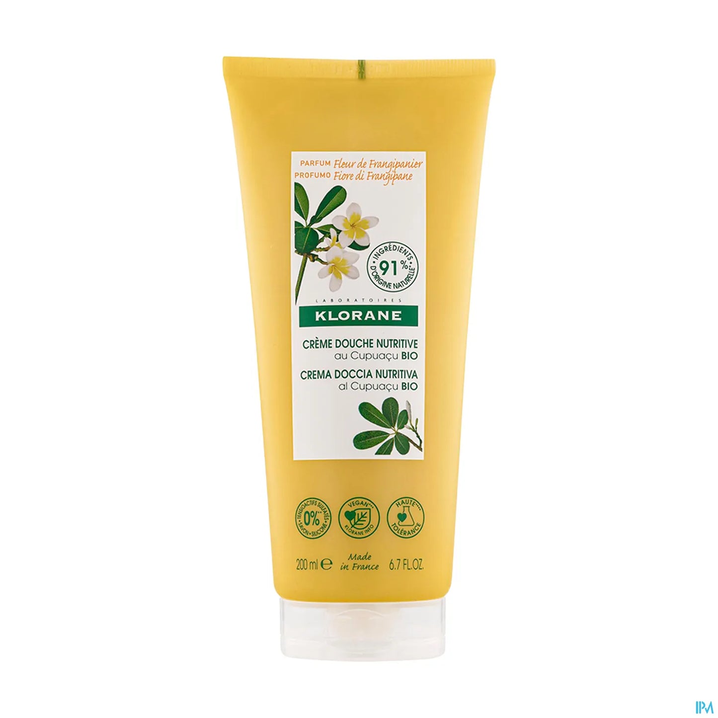 Gel doccia nutriente al fiore di frangipane 200 ml
