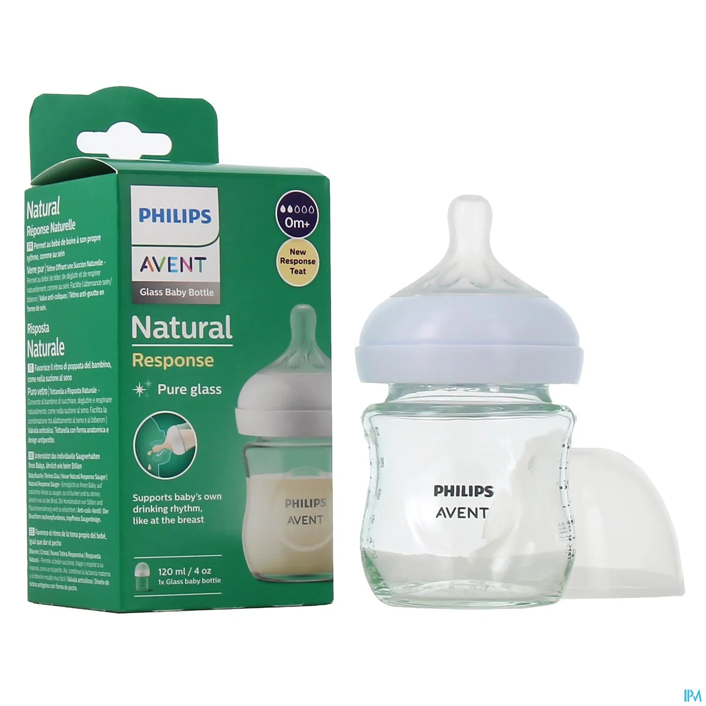 Biberon in vetro Philips Avent Natural Response 120 ml