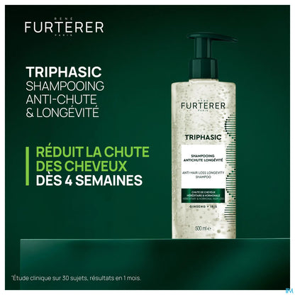 René Furterer Triphasic Shampooing Antichute Longévité 500 mL