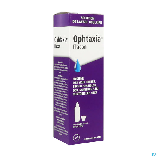 Ophtaxia Solution Lavage Oculaire Flacon 100ml