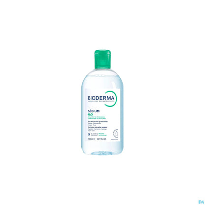Bioderma Sébium H2O Solution Micellaire Peaux Grasses 500 mL
