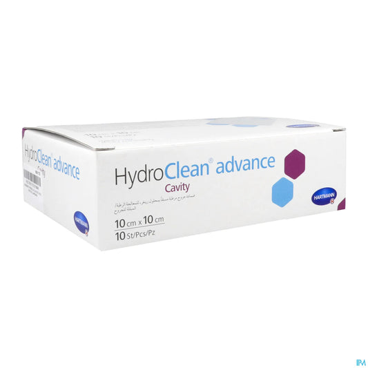 HydroClean Advance Cavity Pansement 10 x 10 cm Boîte de 10
