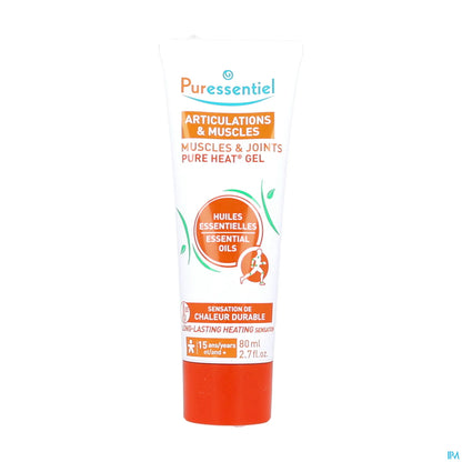 Gel riscaldante puro per articolazioni e muscoli 80 ml