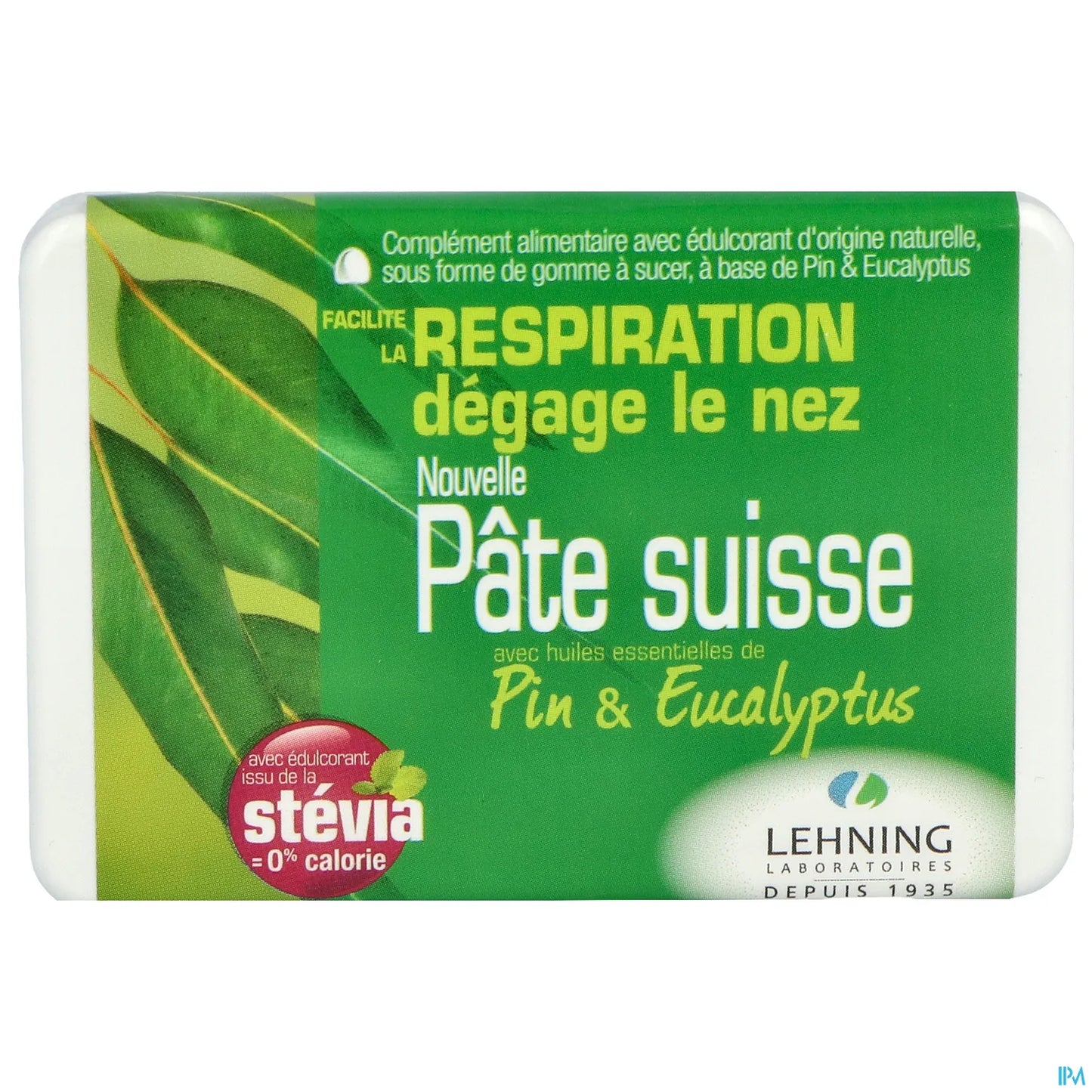 Pâte Suisse Respiration 40 Gommes Sans Sucre Dégage Le Nez