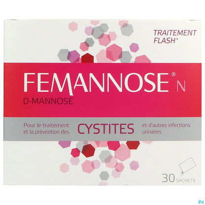 Femannose N D-Mannose Powder for Oral Solution 30 Sachets of 4G