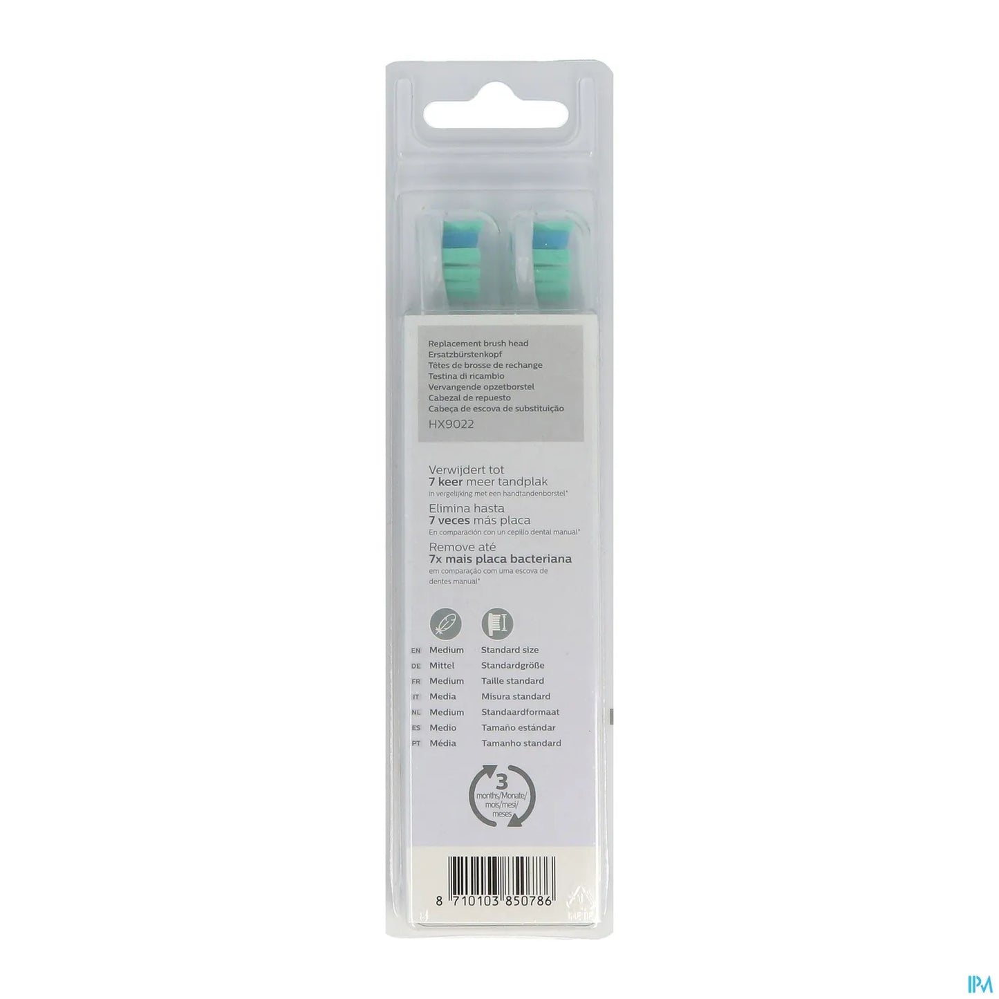 Philips Sonicare C2 Optimal Plaque Defence HX9022 2 testine