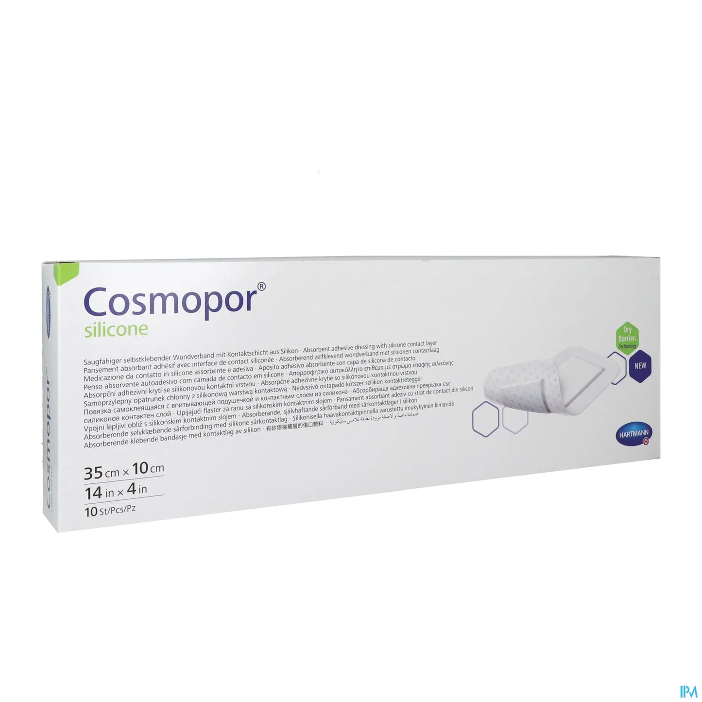 Cosmopor Silicone 35 x 10 cm Boîte de 10