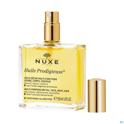 Huile Prodigieuse Multi-Usage Séche Visage, Corps, Cheveux 50ml