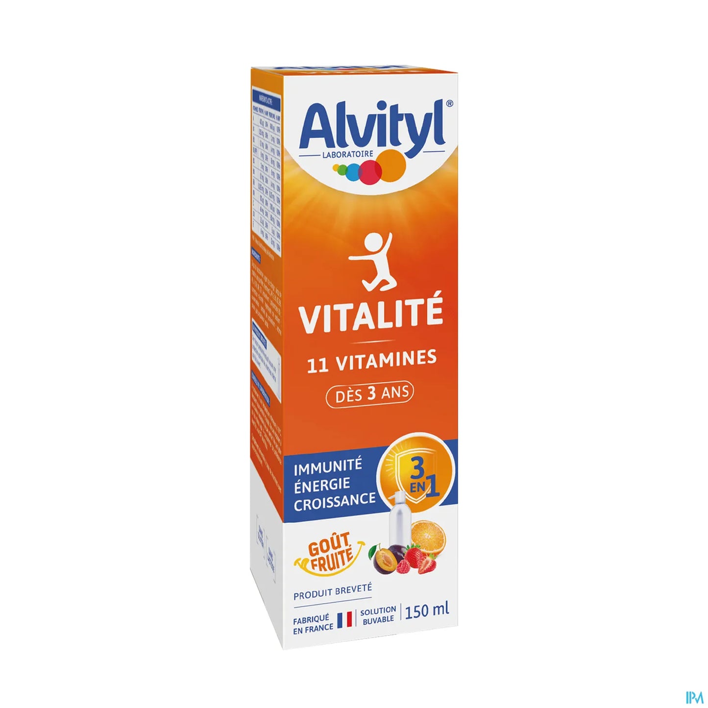Vitalité Solution Buvable Multivitaminée 150 mL