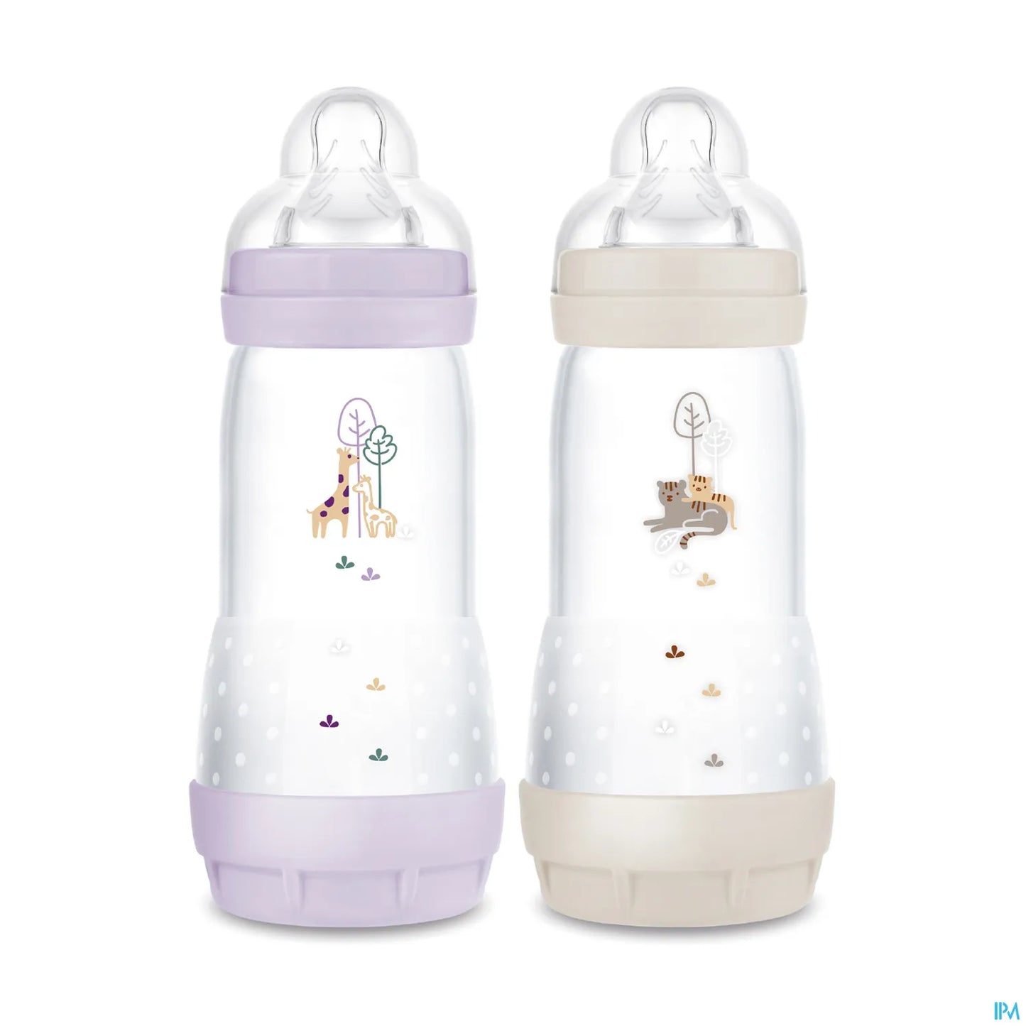 Easy Start Biberon Anti-Colique 320ml Lilas Sable Lot de 2